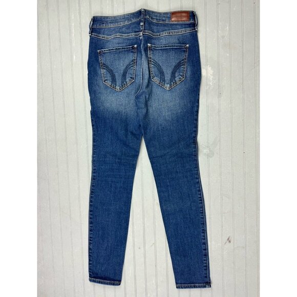 Hollister Size 3 Short Womens Jeans Hi Rise Super Skinny Stretch Dark Wa… - Picture 4 of 4